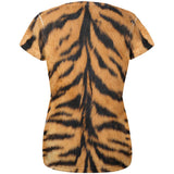 Halloween Tiger Costume All Over Womens T Shirt