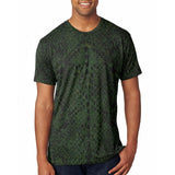 Halloween Green Snake Snakeskin Costume All Over Mens T Shirt