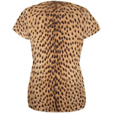 Halloween Cheetah Costume All Over Womens T Shirt