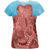 Halloween Costume Octopus Costume All Over Womens T Shirt