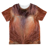 Halloween Costume Orangutan Costume All Over Toddler T Shirt