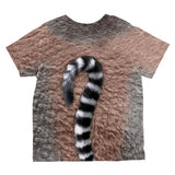 Halloween Ring-Tailed Lemur Costume All Over Toddler T Shirt