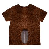 Halloween Beaver Costume All Over Toddler T Shirt