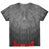 Halloween Costume African Grey Parrot Costume All Over Youth T Shirt