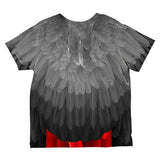 Halloween Costume African Grey Parrot Costume All Over Toddler T Shirt