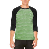 Halloween Alligator Costume Mens Raglan T Shirt