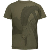 Ibex Goat Wild Mountains Men's Soft T-Shirt