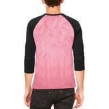 Halloween Pink Flamingo Costume Mens Raglan T Shirt