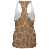 Halloween Giraffe Pattern Costume All Over Womens Work Out Tank Top