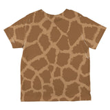 Halloween Giraffe Pattern Costume All Over Toddler T Shirt