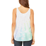 My Spirit Animal Narwhal Unicorn Of The Sea Pastel Juniors Flowy Side Slit Tank Top