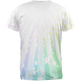 My Spirit Animal Narwhal Unicorn Of The Sea Pastel All Over Mens T Shirt