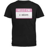 Halloween Hello I'm a Unicorn Mens T Shirt