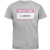 Halloween Hello I'm a Unicorn Mens T Shirt