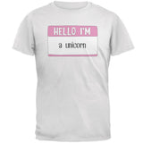 Halloween Hello I'm a Unicorn Mens T Shirt