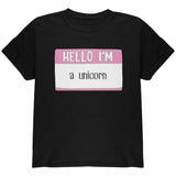 Halloween Hello I'm a Unicorn Youth T Shirt