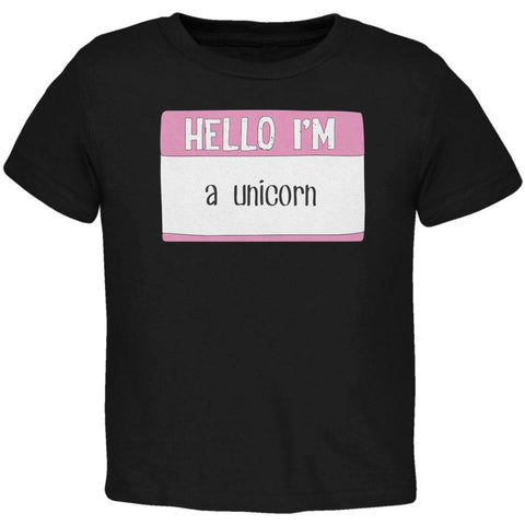 Halloween Hello I'm a Unicorn Toddler T Shirt