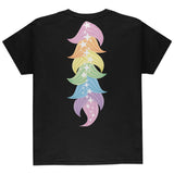 Halloween Unicorn Costume Rainbow Pony Youth T Shirt