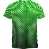 Halloween Green Earth Dragon Scales Costume All Over Mens T Shirt