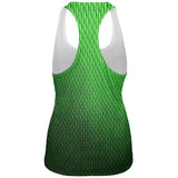 Halloween Green Earth Dragon Scales Costume All Over Womens Work Out Tank Top