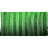 Halloween Green Earth Dragon Scales Costume All Over Beach Towel  front view