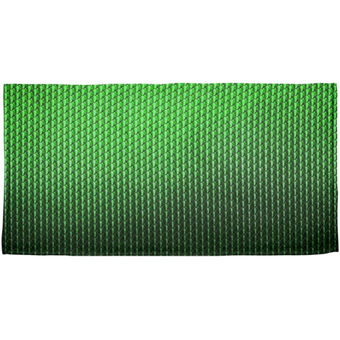 Halloween Green Earth Dragon Scales Costume All Over Beach Towel