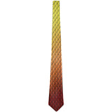 Halloween Red Fire Dragon Scales Costume All Over Neck Tie