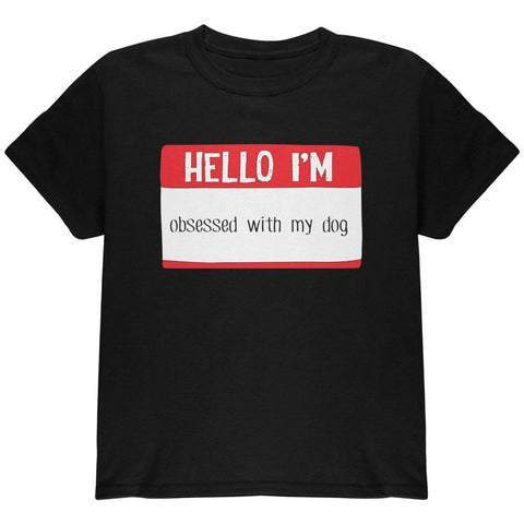 Halloween Hello I'm Obsessed With My Dog Youth T Shirt