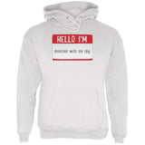 Halloween Hello I'm Obsessed With My Dog Mens Hoodie front view