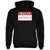 Halloween Hello I'm Obsessed With My Cat Mens Hoodie