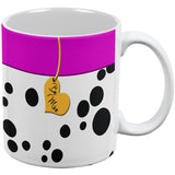 Valentine's Day Dog Dalmatian Pink Collar Be Mine All Over Coffee Mug