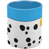 Dog Dalmatian Aqua Collar Aqua Handle Coffee Mug