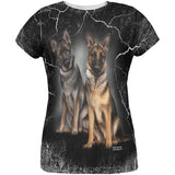 German Shepherds Live Forever All Over Womens T Shirt