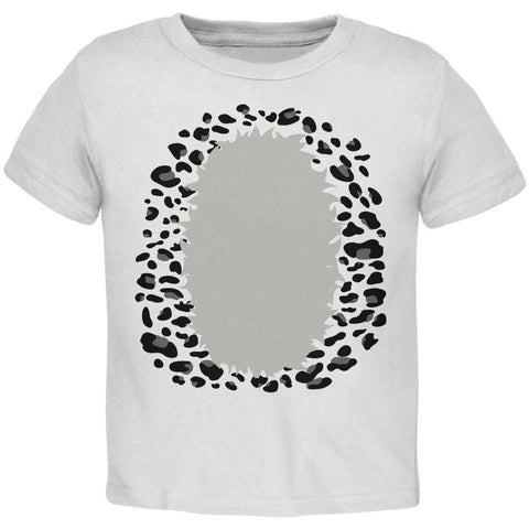 Halloween Snow Leopard Costume Toddler T Shirt