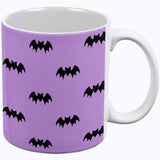 Halloween Bats Pattern All Over Coffee Mug