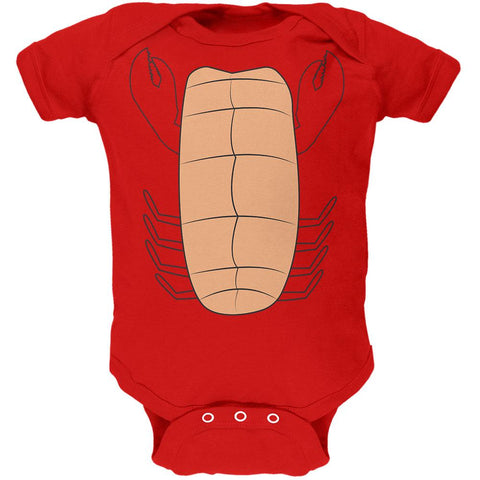 Halloween Lobster Costume Soft Baby One Piece