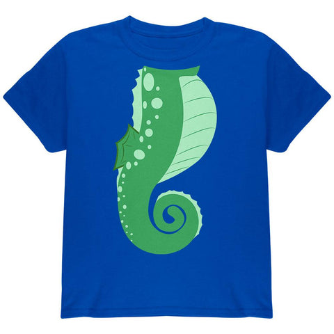 Halloween Seahorse Costume Green Youth T Shirt