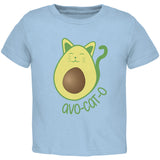 Avocado Cat Avocato Toddler T Shirt front view