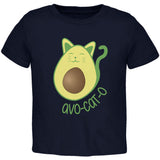 Avocado Cat Avocato Toddler T Shirt front view