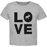 Autumn Moose Love Toddler T Shirt