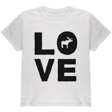 Autumn Moose Love Youth T Shirt