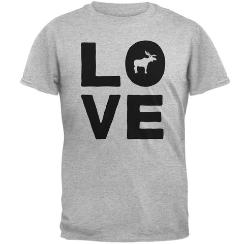 Autumn Moose Love Mens T Shirt