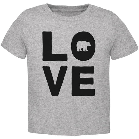 Autumn Bear Love Toddler T Shirt