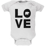 Autumn Bear Love Soft Baby One Piece