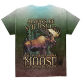 Always Be Yourself Unless Moose All Over Youth T Shirt