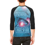 Always Be Yourself Unless Laser Shark Mens Raglan T Shirt