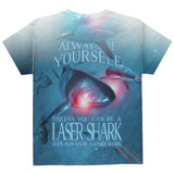 Always Be Yourself Unless Laser Shark All Over Youth T Shirt
