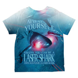 Always Be Yourself Unless Laser Shark All Over Toddler T Shirt