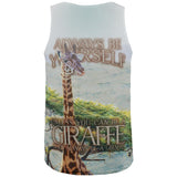 Always Be Yourself Unless Giraffe All Over Mens Tank Top