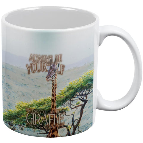 Always Be Yourself Unless Giraffe All Over Coffee Mug